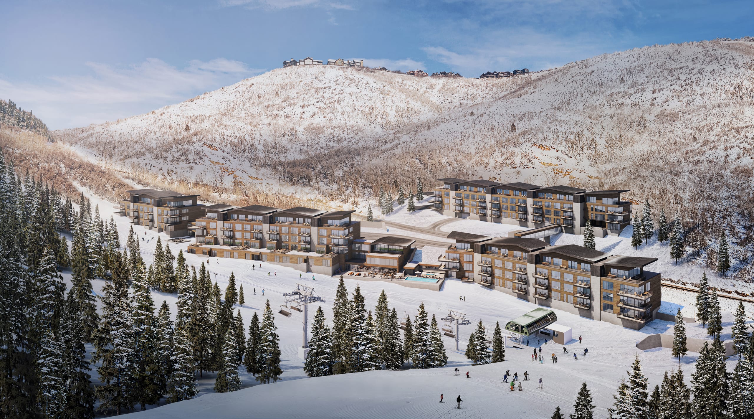 Founders Place - mountain living rendering