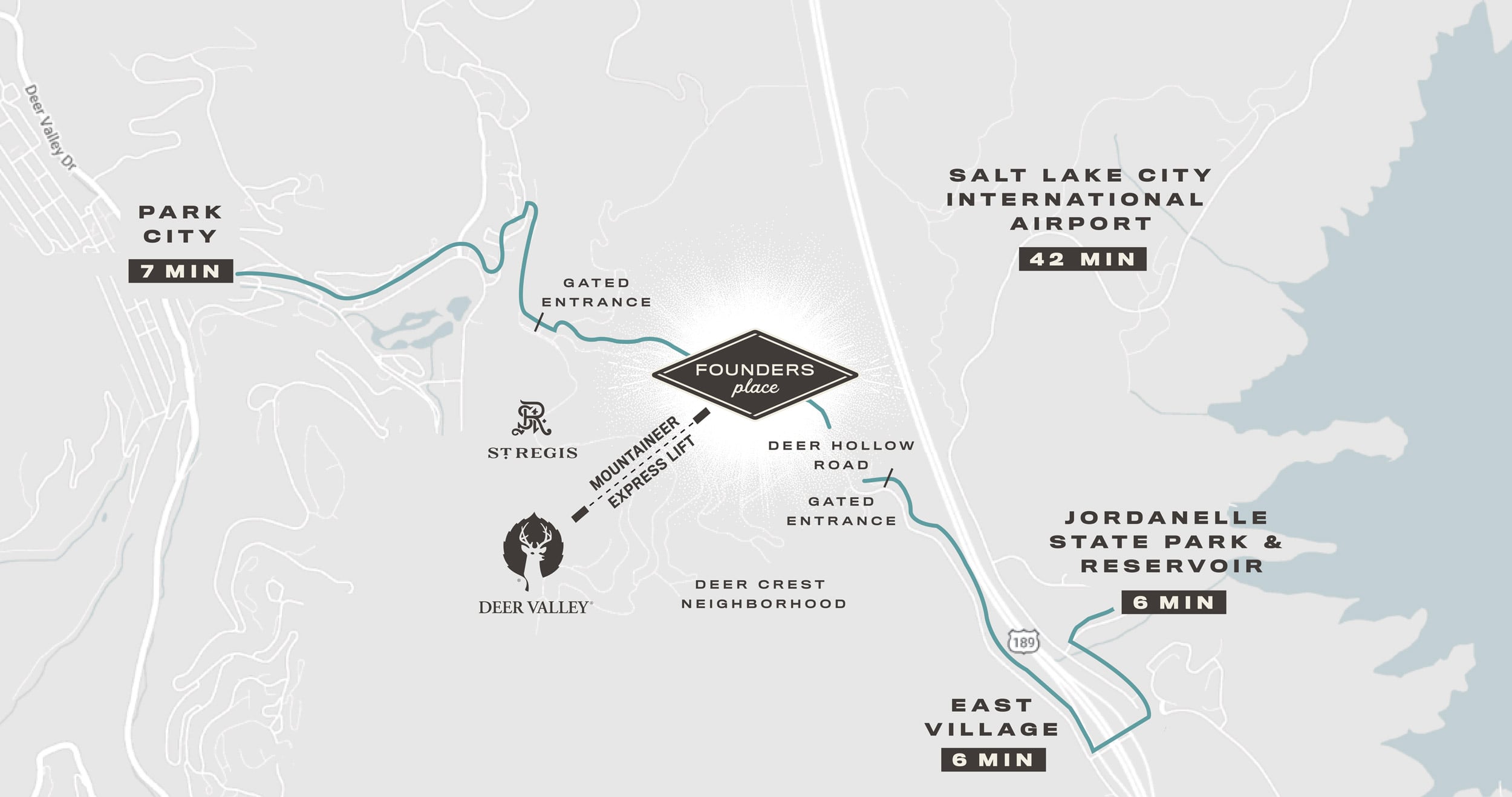 location map - minutes from adventures